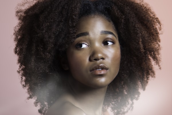 Woman receiving beauty consultation